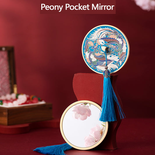 Peony Pocket Mirror