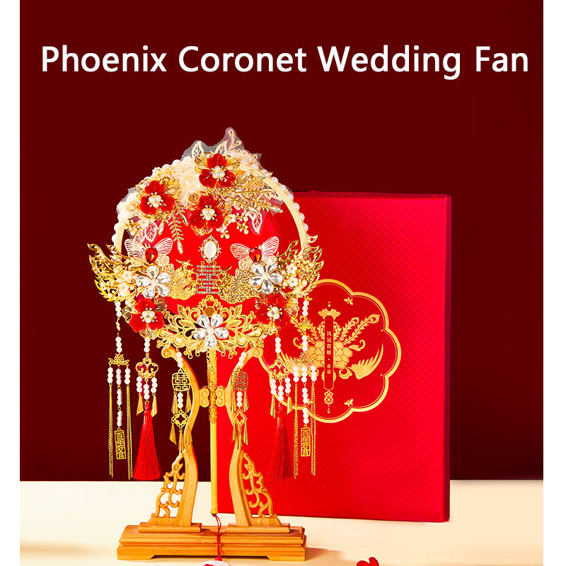 Phoenix Coronet Wedding Fan