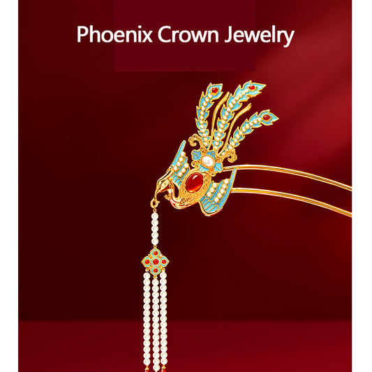 Phoenix Crown Hairpin