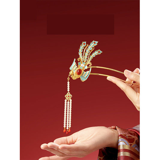 Phoenix Crown Hairpin