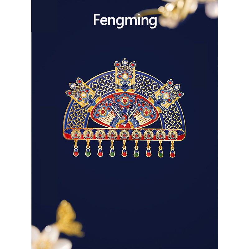 Phoenix Crown Metal Bookmark