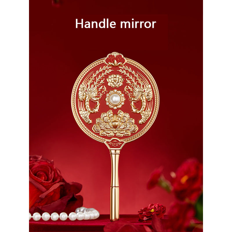 Phoenix Crown Mirror Comb Set