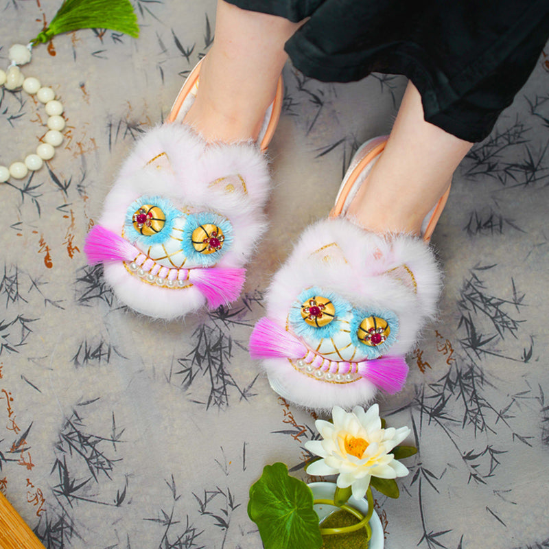 Pink Bean Tiger Shoes