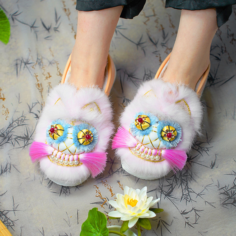 Pink Bean Tiger Shoes