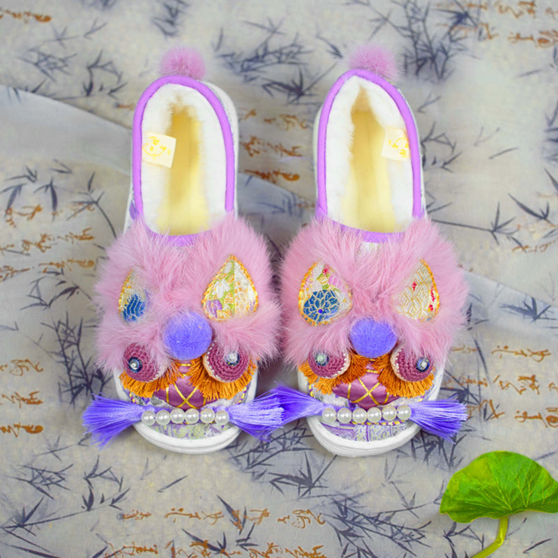 Pink purple tiger shoes