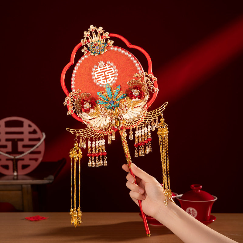 Qinghong wedding fan