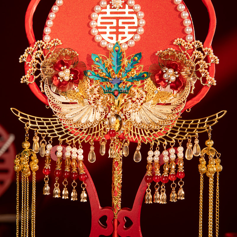Qinghong wedding fan