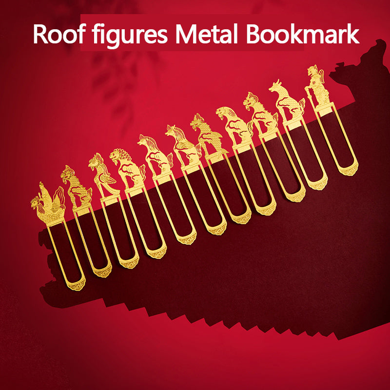 Roof figures Metal Bookmark