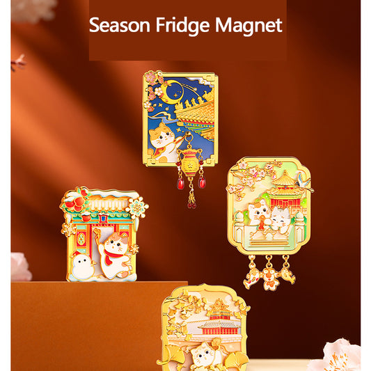 Season Fridge Magnet