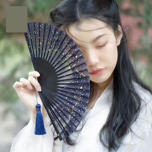 Starry Sky Folding Fan