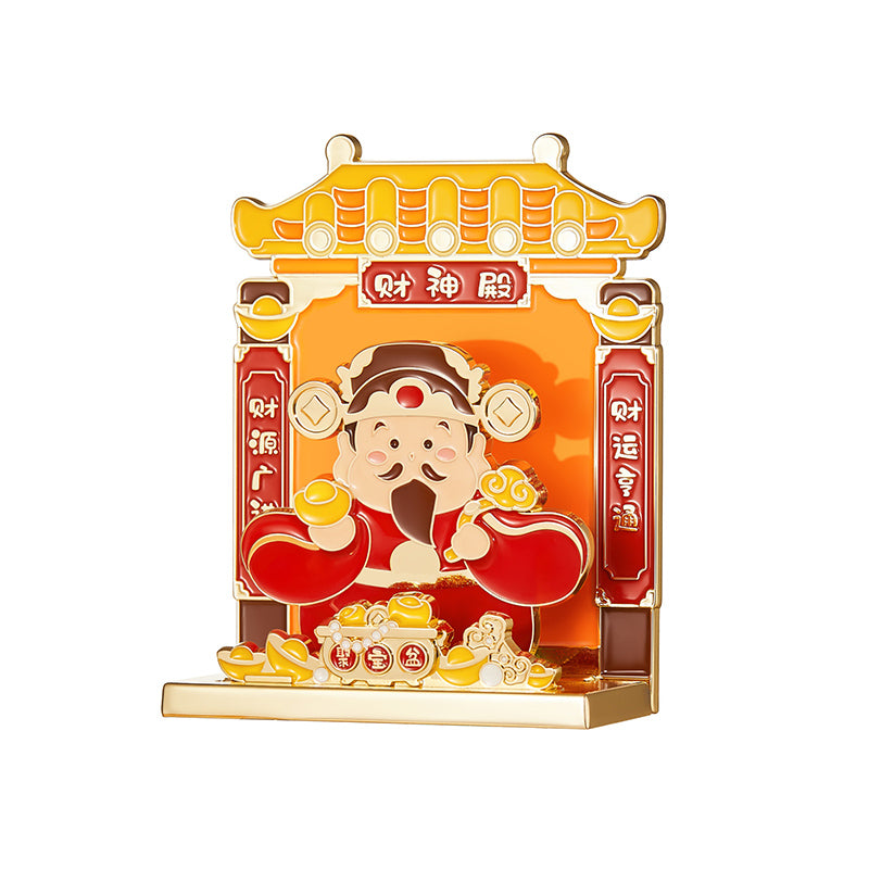Temple of the God of Wealth Fridge Magnet