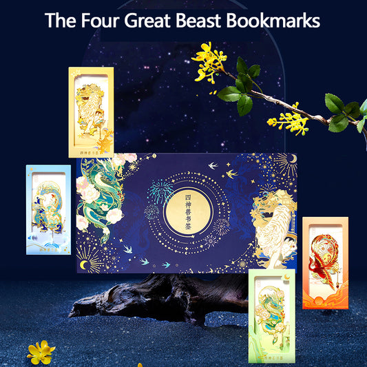The Four Great Beast Bookmarks