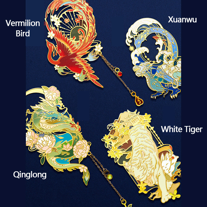 The Four Great Beast Bookmarks