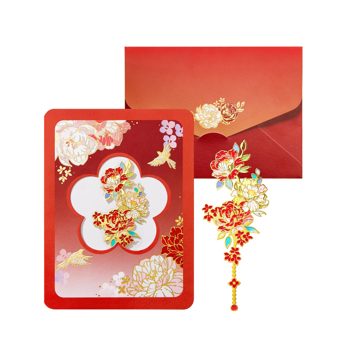 Flower language greeting card