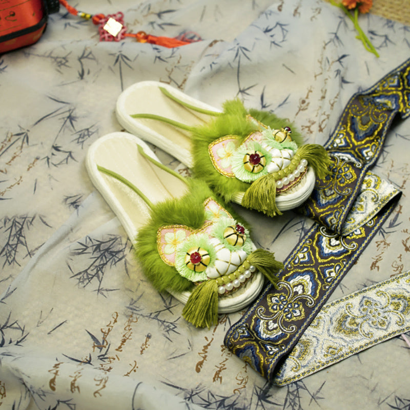 Chinese embroidered tiger shoes