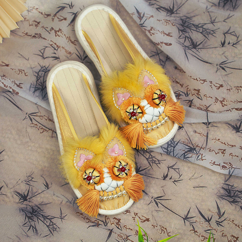 Chinese embroidered tiger shoes