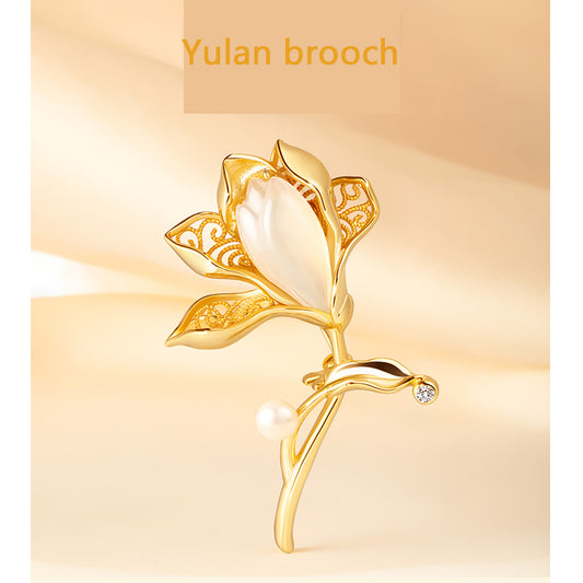 Yulan brooch