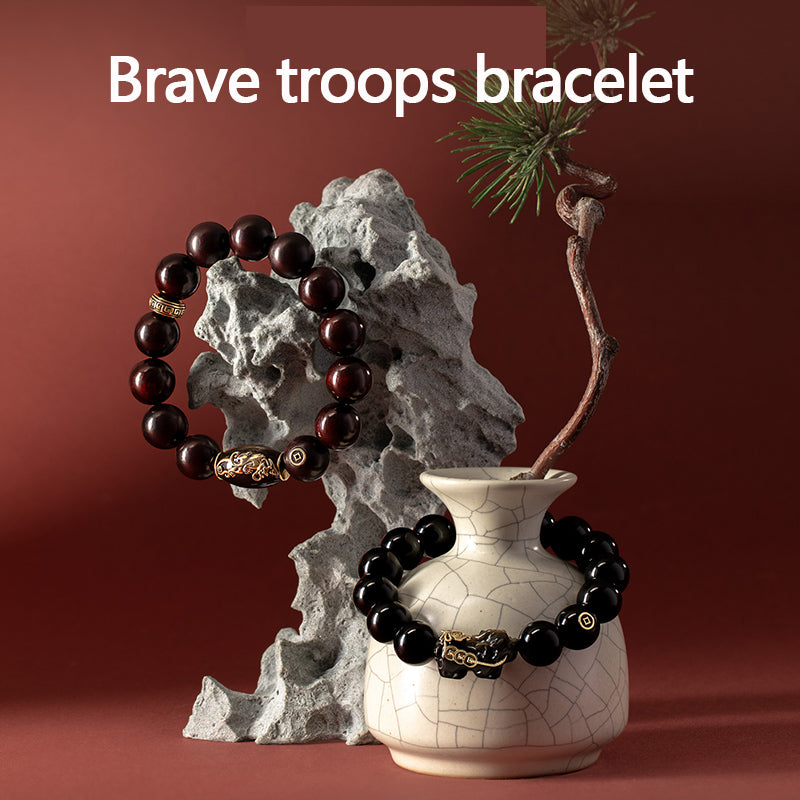 Brave troops of Carving style