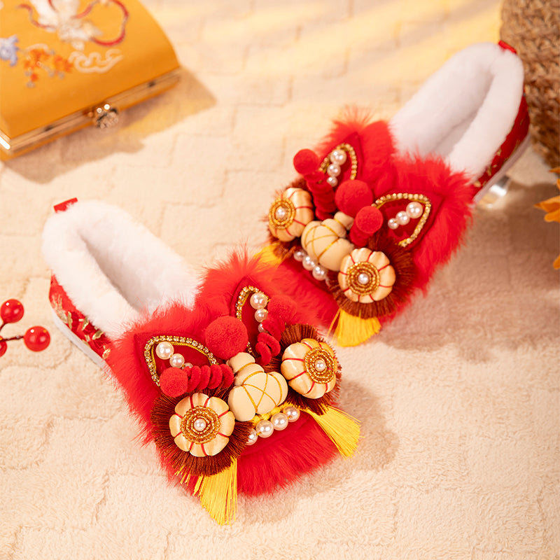 Lion awakening tiger shoes (cotton shoes)