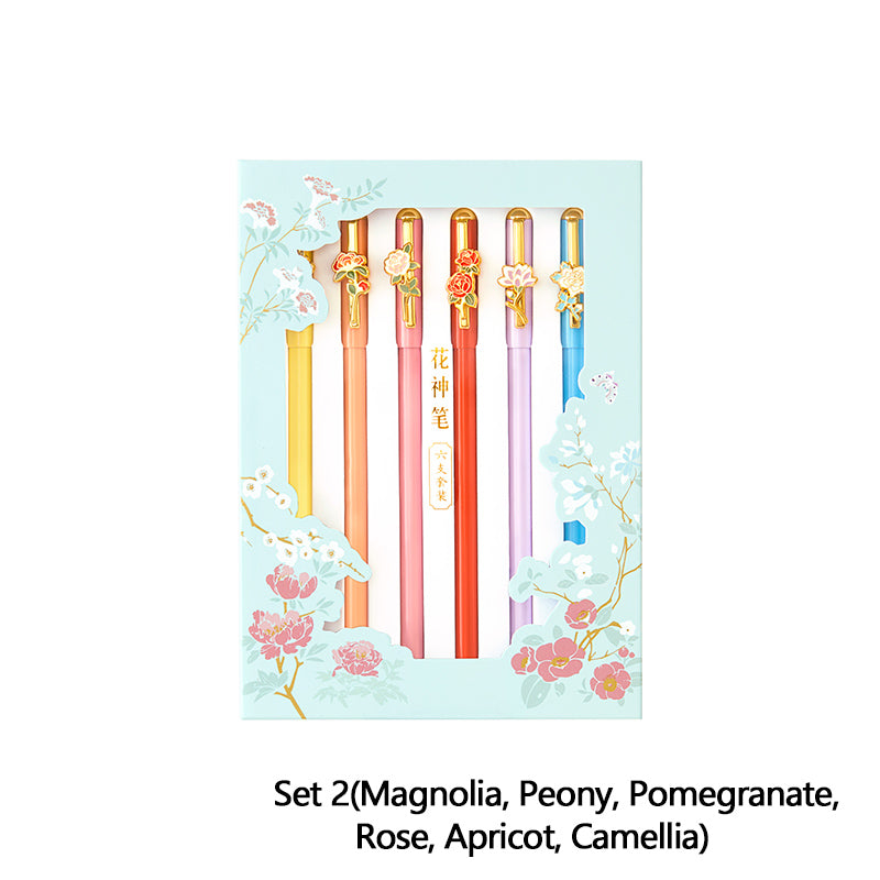 Twelve Flower God Neutral Pen